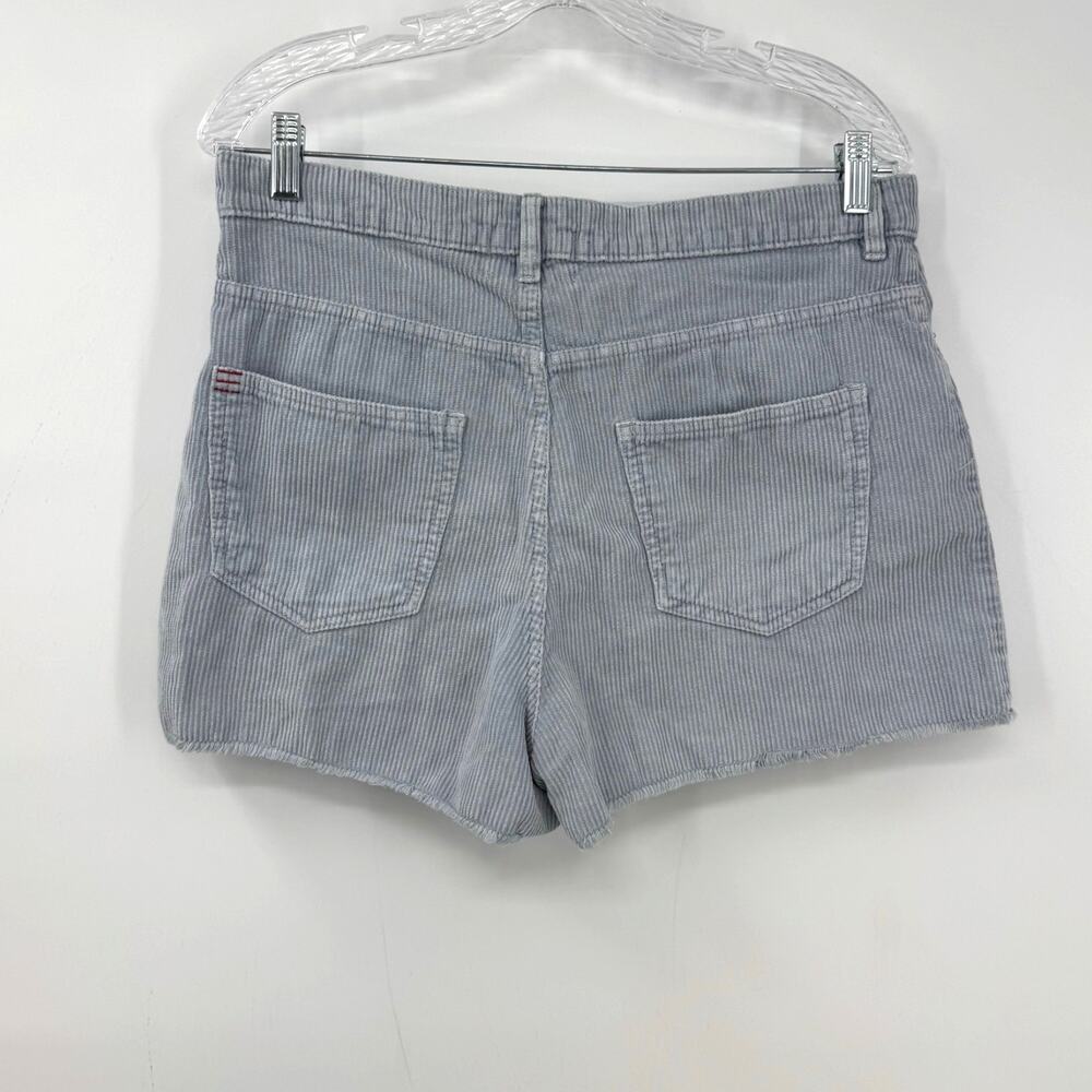 BDG Urban Outfitters Corduroy Cut Off Shorts 31 Gray High Rise Boho Festival - Picture 3 of 6